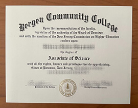 Buy Bergen Community College fake diploma online.