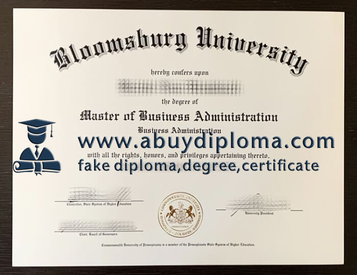 Buy Bloomsburg University fake diploma online.