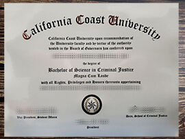 Get California Coast University fake diploma.