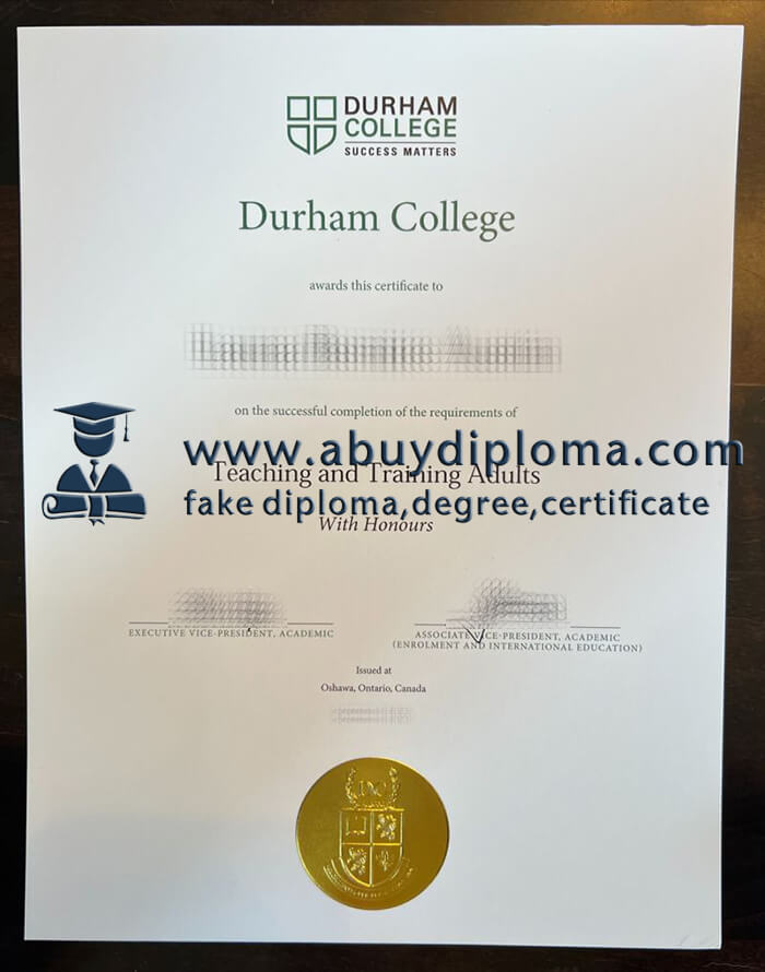 Buy Durham College fake diploma online.