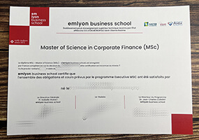 Get Emlyon Business School fake diploma.