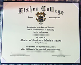 Get Fisher College fake diploma online.