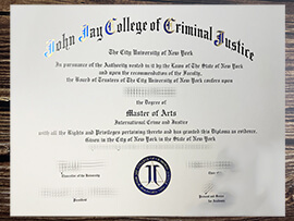 Get John Jay College of Criminal Justice fake diploma.