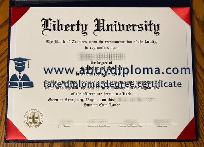 Buy Liberty University fake diploma, Fake LU degree.
