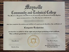 Get Maysville Community and Technical College fake diploma online.