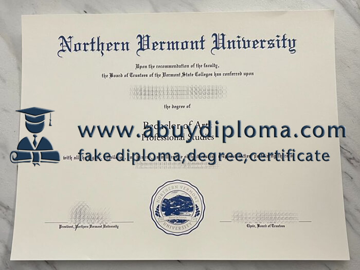 Buy Northern Vermont University fake diploma, Fake NVU degree online.