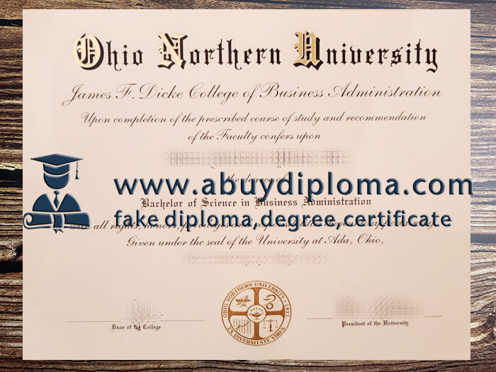 Get Ohio Northern University fake diploma online.