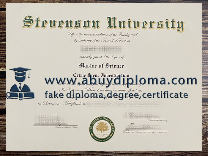 Buy Stevenson University fake diploma online.