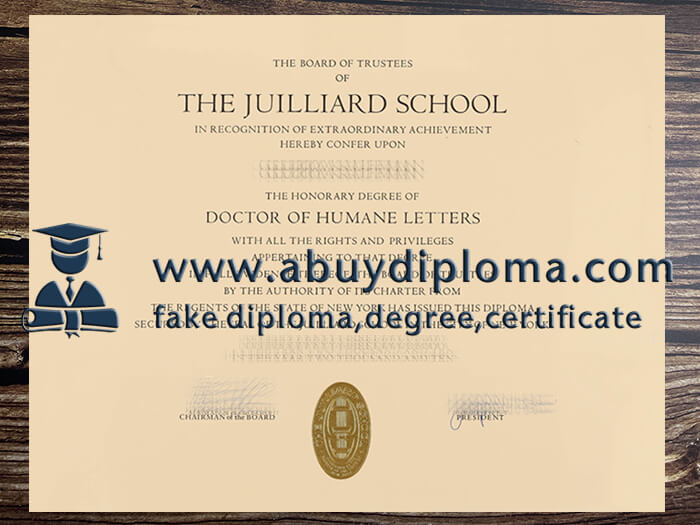 Buy Juilliard School fake diploma online.