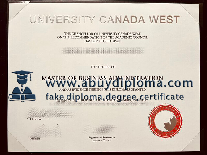 Buy University Canada West fake diploma, Fake UCW degree online.