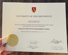 Obtain University of New Brunswick fake diploma online.
