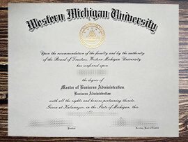 Get Western Michigan University fake diploma online.