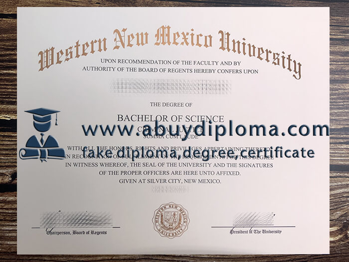Get Western New Mexico University fake diploma.