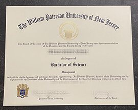 Order William Paterson University of New Jersey fake diploma.