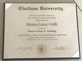 Get Chatham University fake diploma online.