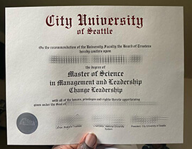 Get City University of Seattle fake diploma online.