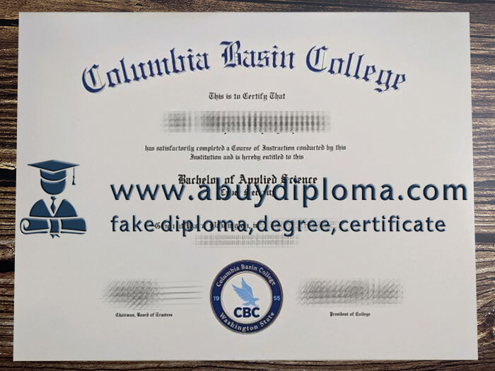 Fake Columbia Basin College diploma, Make CBC degree online.