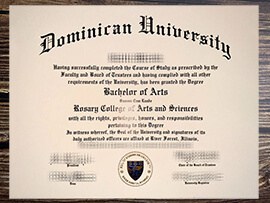 Get Dominican University fake diploma.