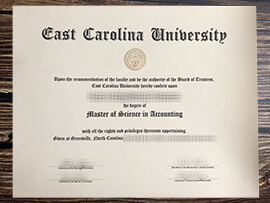Get East Carolina University fake diploma online.