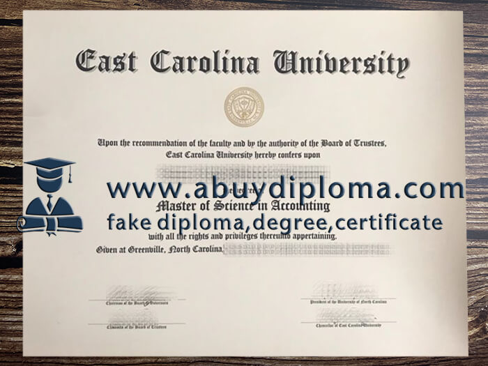 Buy East Carolina University fake diploma, Fake ECU degree online.