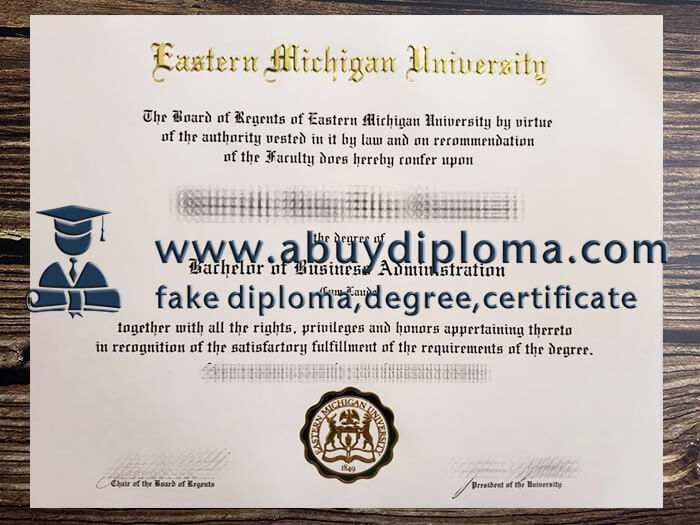 Buy Eastern Michigan University fake diploma.