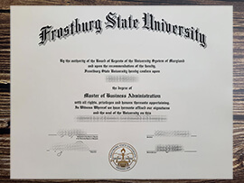 Get Frostburg State University fake diploma online.