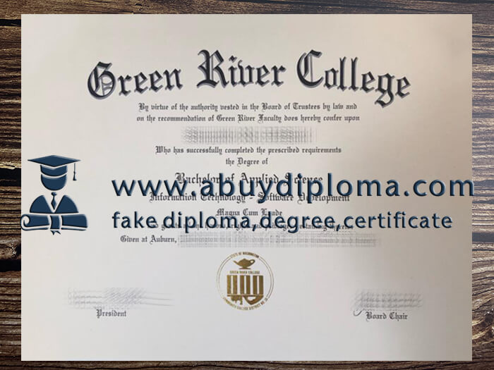 Buy Green River College fake diploma, Fake Green River College degree.