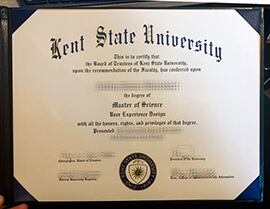 Get Kent State University fake diploma.