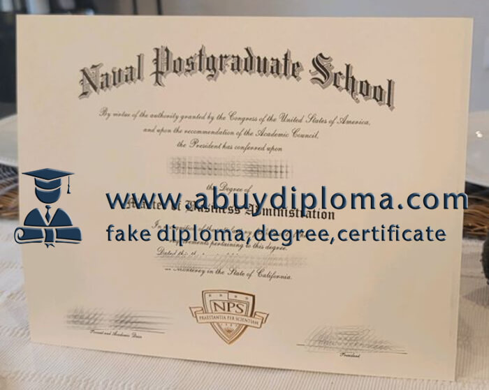 Buy Naval Postgraduate School fake diploma, Fake NPS degree online.