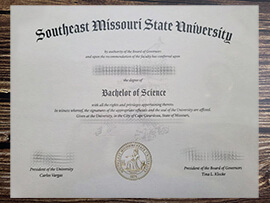 Obtain Southeast Missouri State University fake diploma.