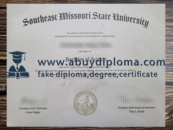 Buy Southeast Missouri State University fake diploma online.