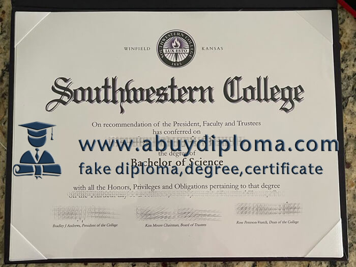 Buy Southwestern College fake diploma online.