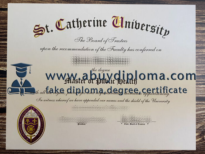 Buy St Catherine University fake diploma.