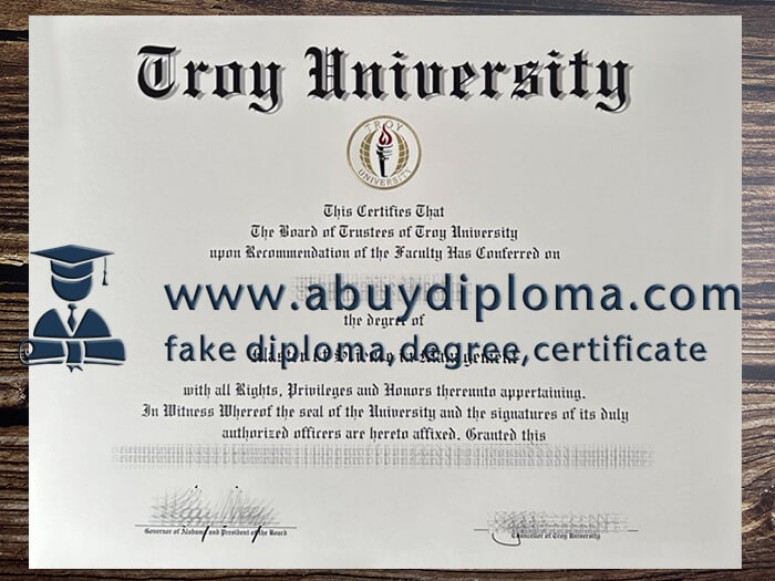 Get Troy University fake diploma online.