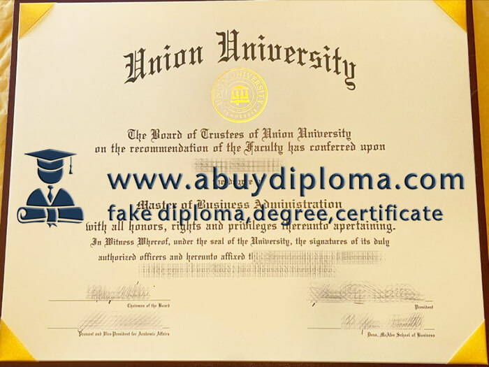 Buy Union University fake diploma online.