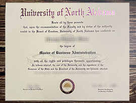 Order University of North Alabama fake diploma online.