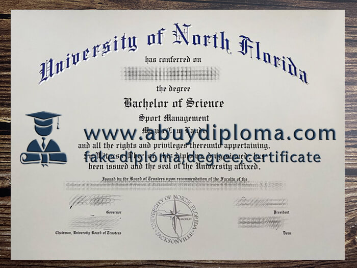 Buy University of North Florida fake diploma, Fake UNF degree online.