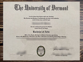Get University of Vermont fake diploma.