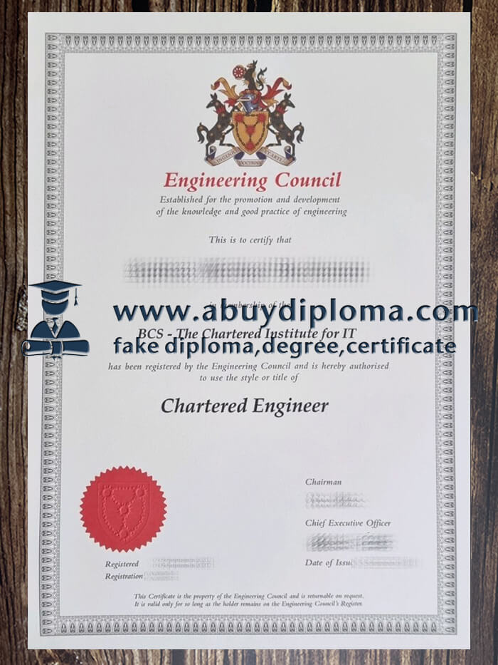 Buy Engineering Council fake diploma.