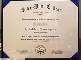 Get Miller-Motte College fake diploma.