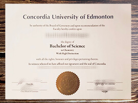 Order Concordia University of Edmonton fake diploma.