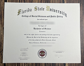 Get Florida State University fake diploma.