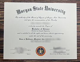 Get Morgan State University fake diploma online.