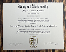 Get Newport University fake diploma online.