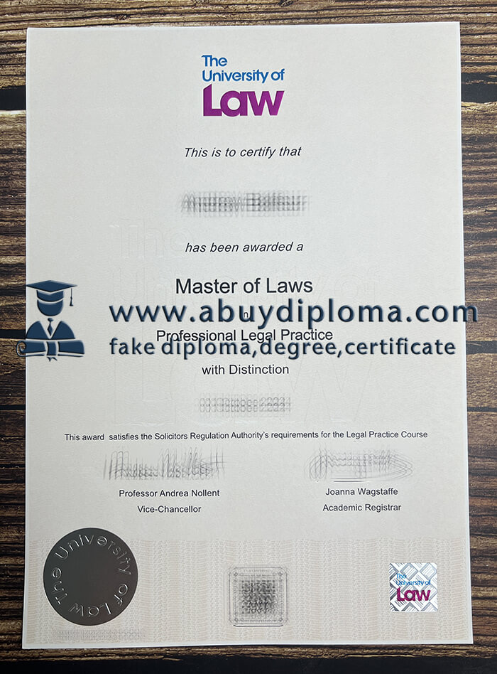 Get University of Law fake diploma, Fake University of Law degree.