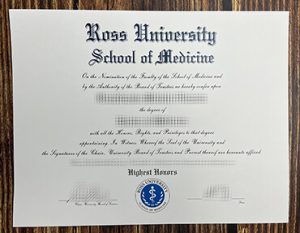 Buy Ross University School of Medicine fake degree, Fake RUSM diploma.