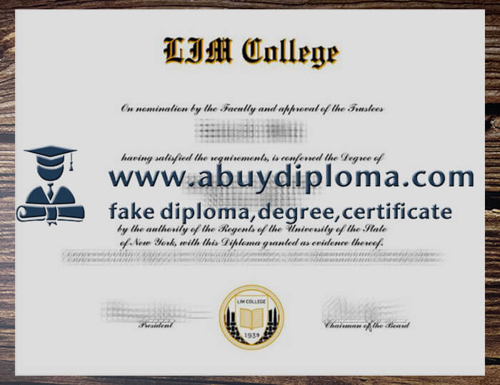 Buy LIM College fake diploma, Fake LIM College degree online.