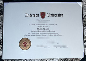 Purchase Anderson University fake diploma online.