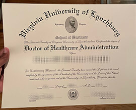 Get Virginia University of Lynchburg fake diploma, Fake VUL degree.