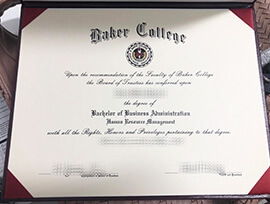 Purchase a Baker College fake diploma online.